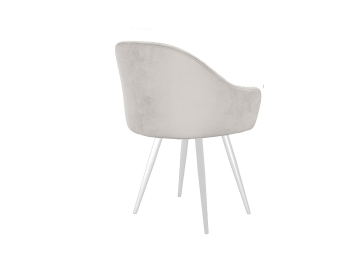 Стул DikLine 439 поворотный (опоры белые)