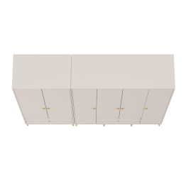 Набор шкафов Афина из шкафа 4-х дверного и шкафа 2-х дверного универсальная сборка