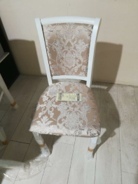 Стул М15 белая кость (эмаль)  тк.37