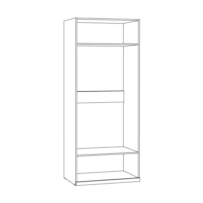 В спальню, Шкаф Амьен 16.309.02 Плэйн Веллюто Капучино