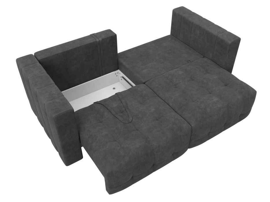 Дизайнерские диваны для гостиной, Диван прямой Лига-052 НПБ, велюр BRUT