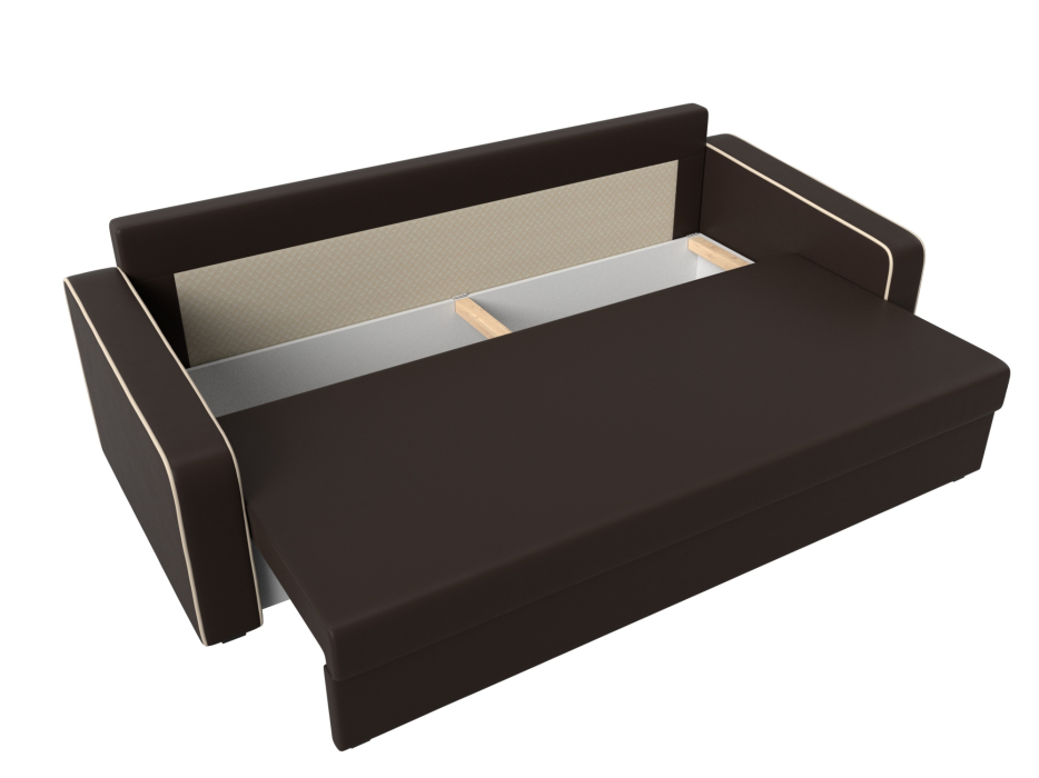 Диваны еврокнижки, Прямой диван Лига-009, экокожа