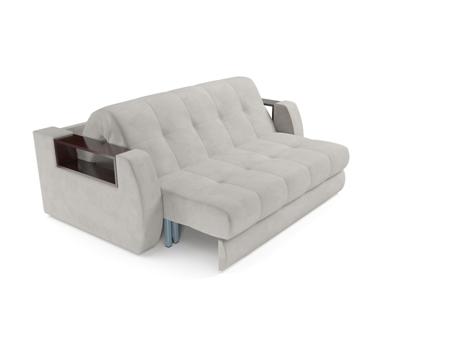 Диваны с ящиком для белья, Диван аккордеон Барон №3 ППУ 120х200 Велюр