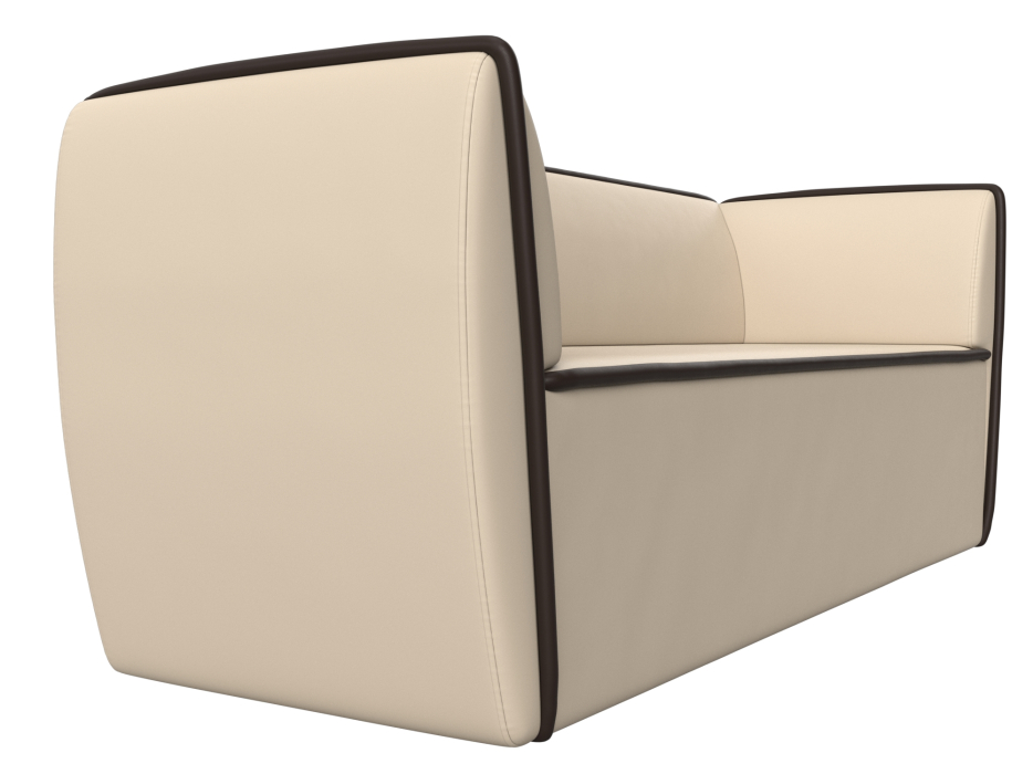 Дизайнерские диваны для гостиной, Прямой диван Бергамо 3-х местный, экокожа