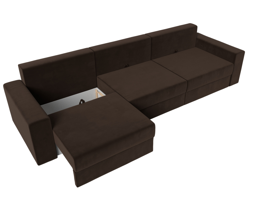 Офисные диваны, Диван прямой Майами Long, микровельвет