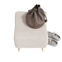 Банкетка тканевая на четырёх ножках квадратная Куби 6-5133