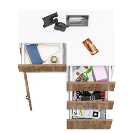 Тумба три ящика с тумбой с дверкой Лидер-8