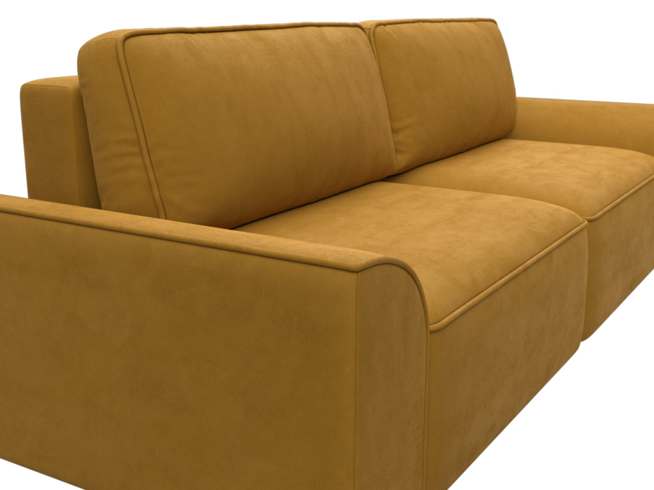 Диваны еврокнижки, Диван прямой Лига-048 НПБ, велюр BRUT