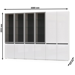 Стенка из шкафов Сидней № 19