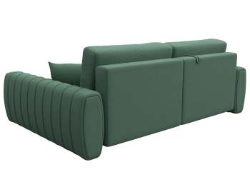 Диван угловой Лига-057 НПБ угол правый, рогожка Амур