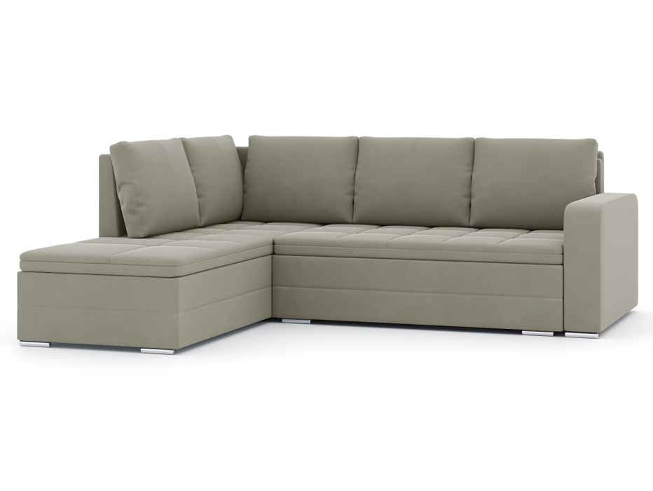 Диваны угловые в гостиную, Диван-кровать угловой еврокнижка Бромен, рогожка