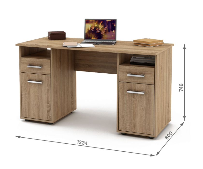 Прямые, Письменный стол Остин-5