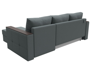 Диван угловой Валенсия Лайт правый угол, рогожка Амур