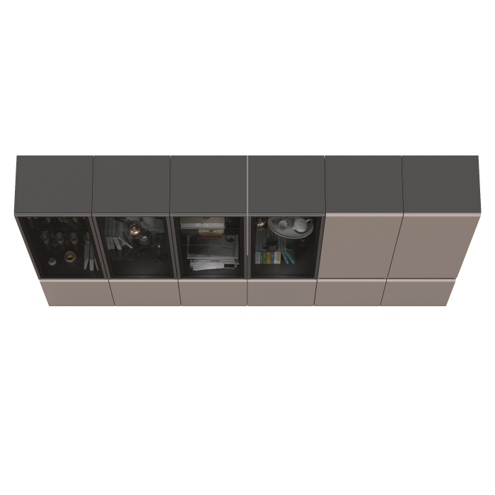 Стенки для гостиной, Стенка из шкафов Сидней № 19