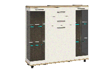 Комоды, Модульная система Грейс Тумба ТБ-5000  Гикори Джексон Светлый