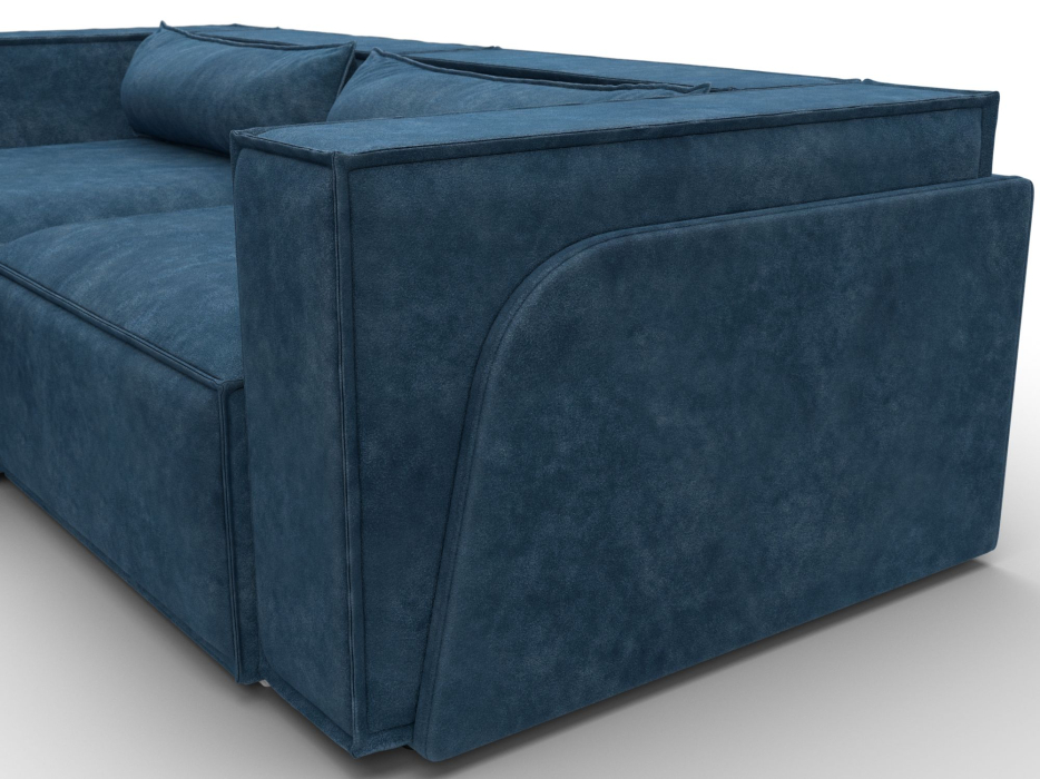 Диваны угловые в гостиную, Диван угловой Лига-061 угол левый, велюр BRUT