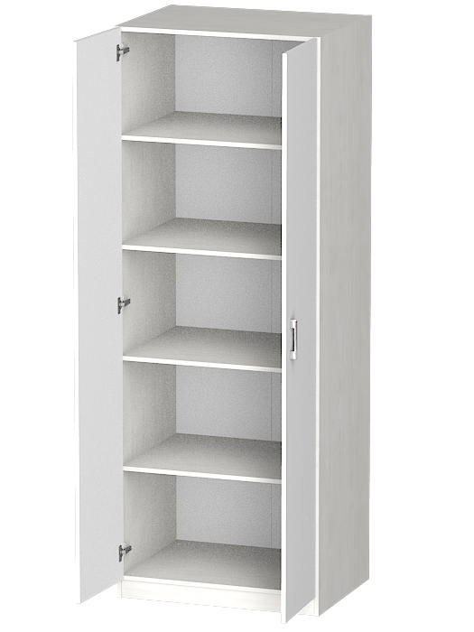 В спальню, Распашной шкаф Лайф с полками 80*60*215 Северное дерево