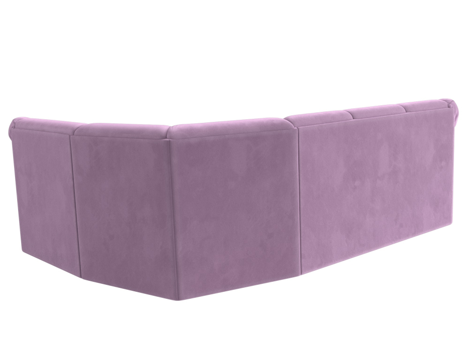 Диваны угловые в гостиную, Диван угловой Карнелла правый угол, микровельвет