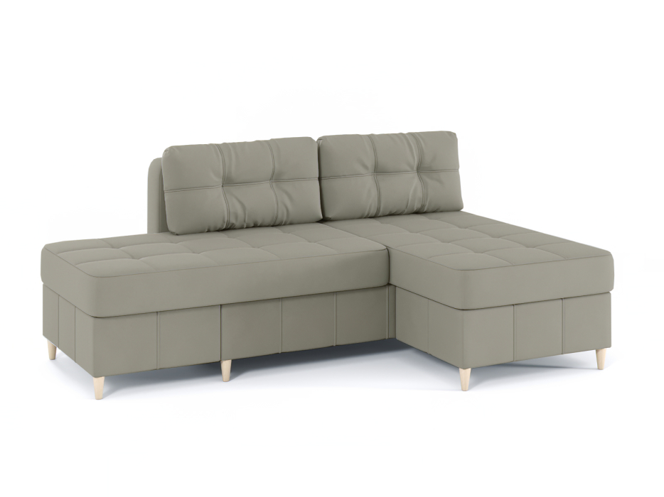 Диваны угловые в гостиную, Диван-кровать угловой Оливер Люкс 2 еврокнижка-трансформер, велюр