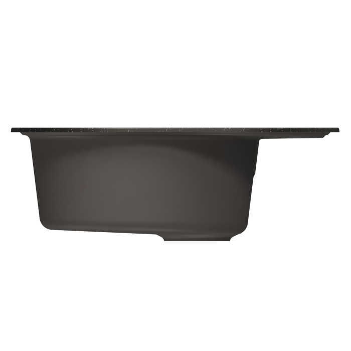 Кухонные мойки, Мойка ML-GM17 овальная с крылом, 580*470*180мм NEW*