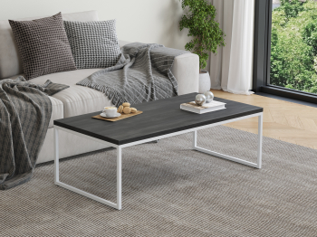 Столик журнальный Айсберг Лофт 03 Белый