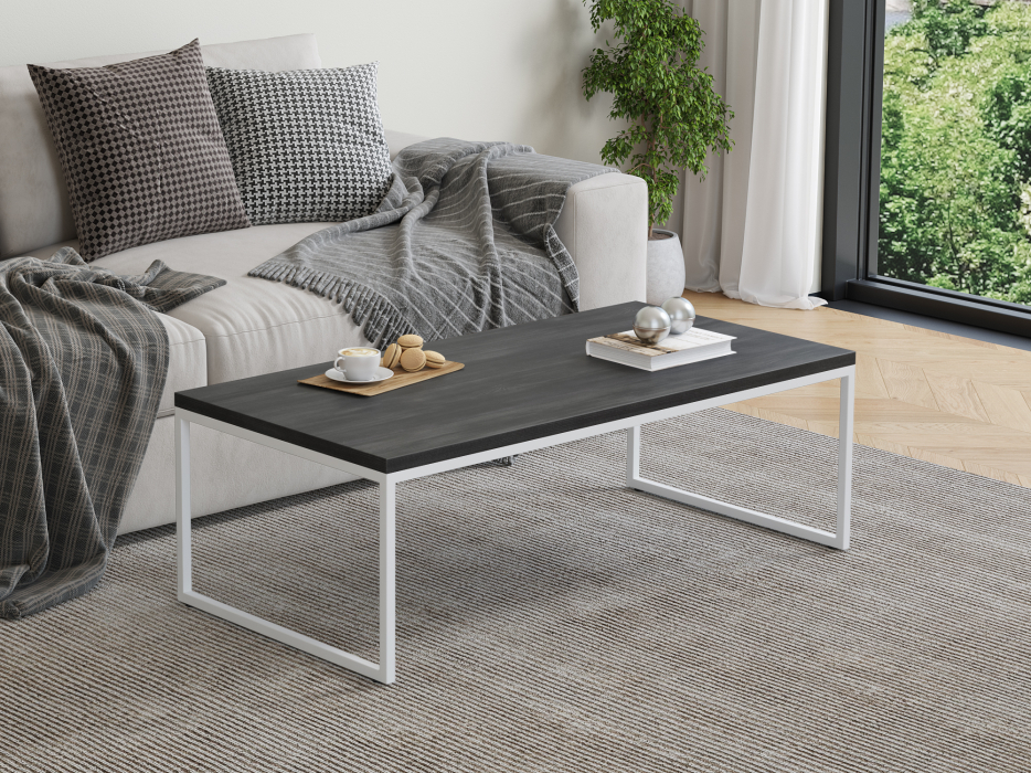 Журнальные столики, Столик журнальный Айсберг Лофт 03 Белый