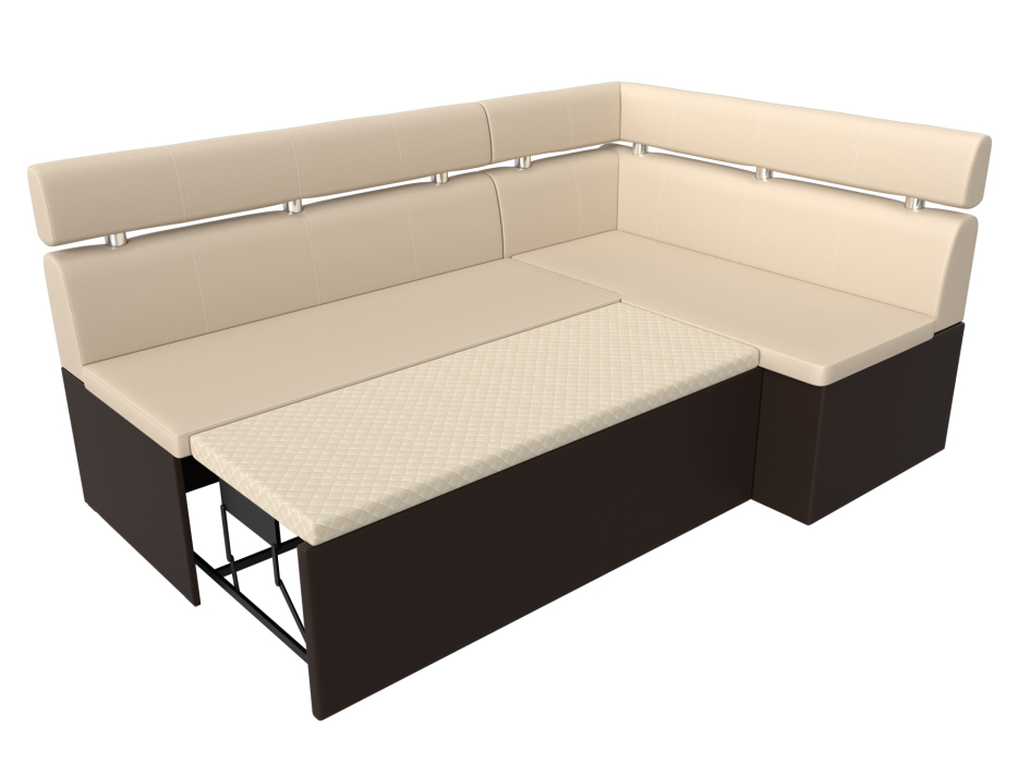 Диваны угловые кухонные, Кухонный угловой диван Классик правый угол, экокожа