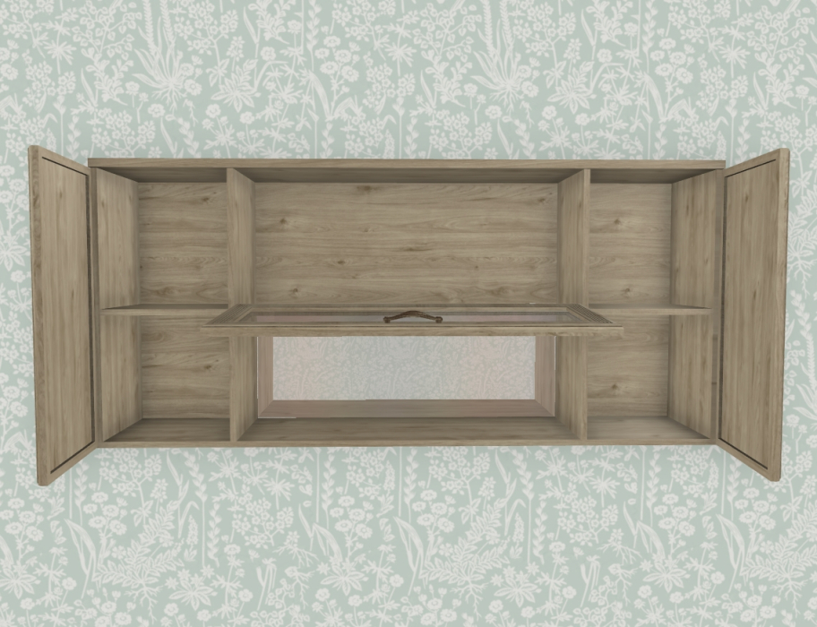 Настенные полки, Модульная система Карина Антресоль АН-1016