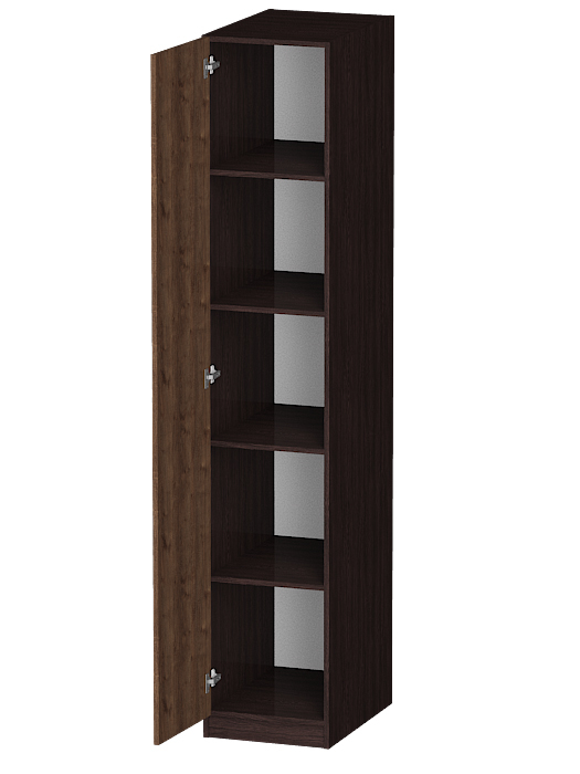 Для одежды, Распашной шкаф Лайф с полками 40*60*215 Венге