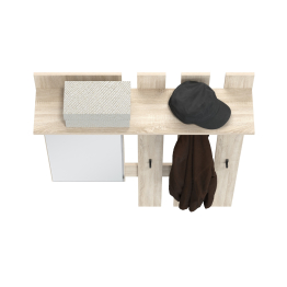 Вешалка с зеркалом Лира