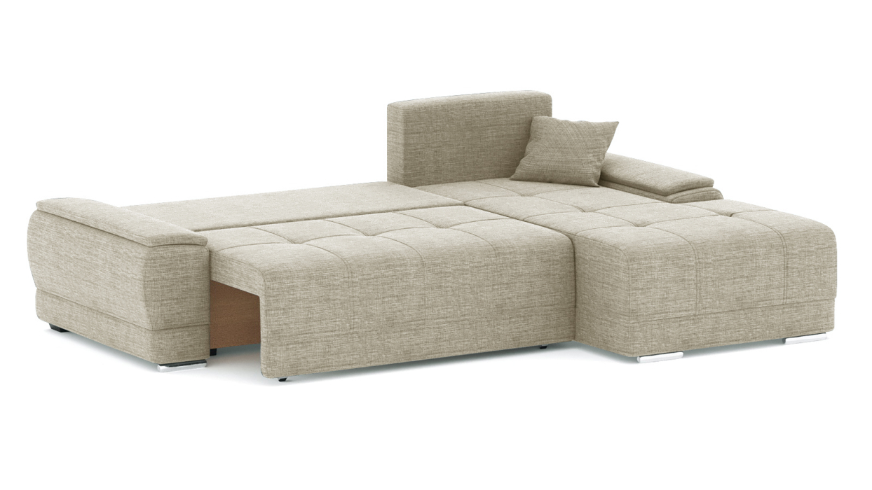 Диваны угловые в гостиную, Диван-кровать угловой Нордвикс Мини, рогожка