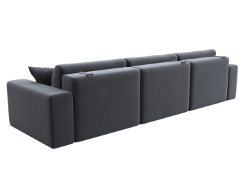 Диван прямой Лига-036 Классик Лонг, велюр