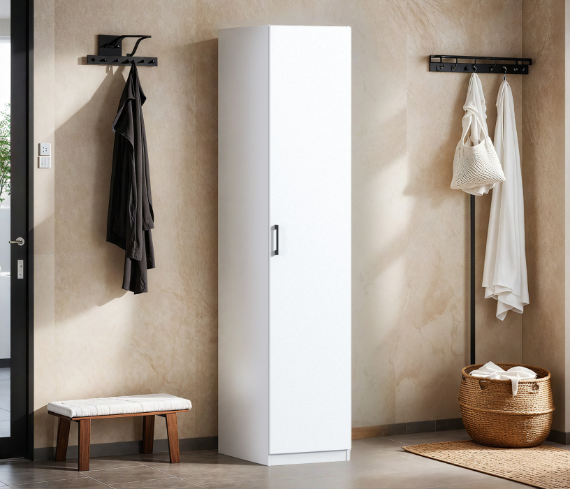 Для одежды, Шкаф однодверный Макс 500 мм, вариант №1 (ЛДСП)