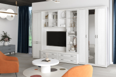 Стенки для гостиной, Модульная гостиная Карина композиция 15