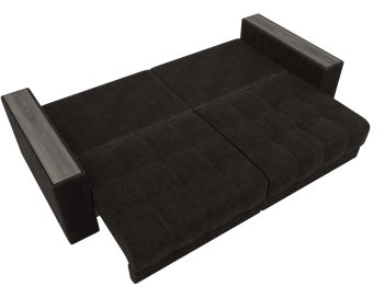 Диван прямой с декором Лига-049 НПБ, велюр BRUT