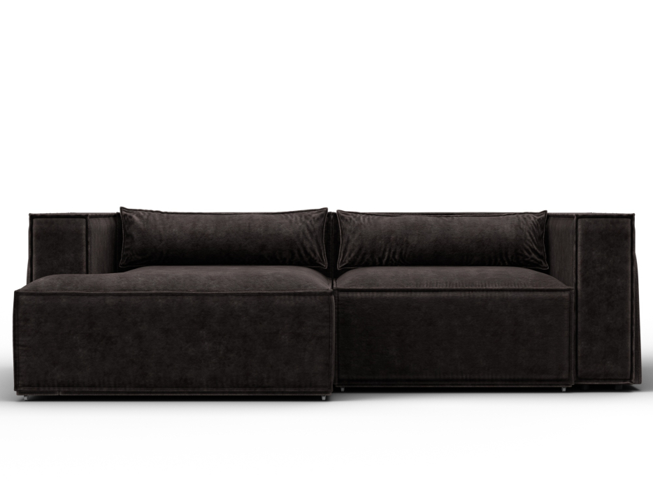 Диваны угловые в гостиную, Диван угловой Лига-061 угол левый, велюр BRUT