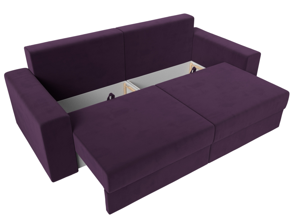 Диваны выкатные, Диван прямой Майами, велюр