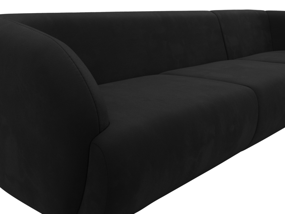 Диваны угловые в гостиную, Диван угловой Лига-041 правый угол, микровельвет