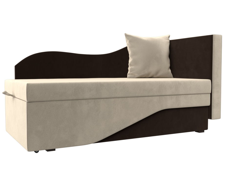 Кушетка диван, Кушетка Гармония правая, микровельвет