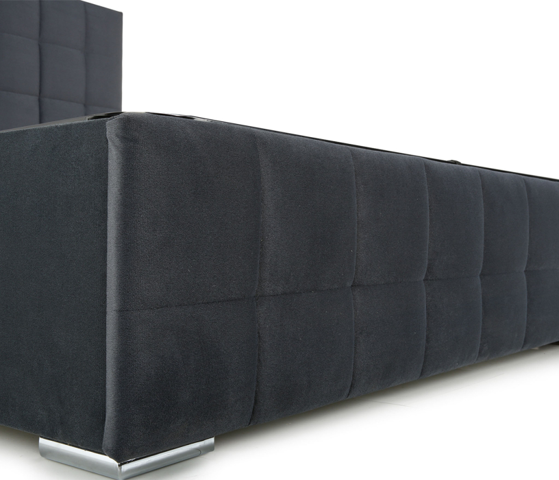 Мягкая кровать, Кровать 1,4 Пассаж 2, велюр