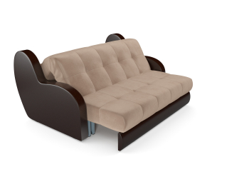 Диван аккордеон Барон НПБ 120х200 Микровелюр/Экокожа