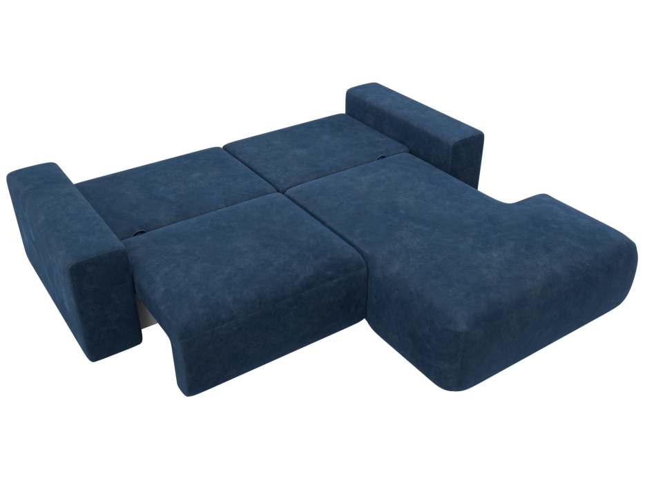 Диваны угловые в гостиную, Диван угловой Лига-036 НПБ Классик правый угол, велюр BRUT 