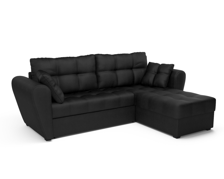 Диваны угловые в гостиную, Диван угловой Амстердам (Экокожа)