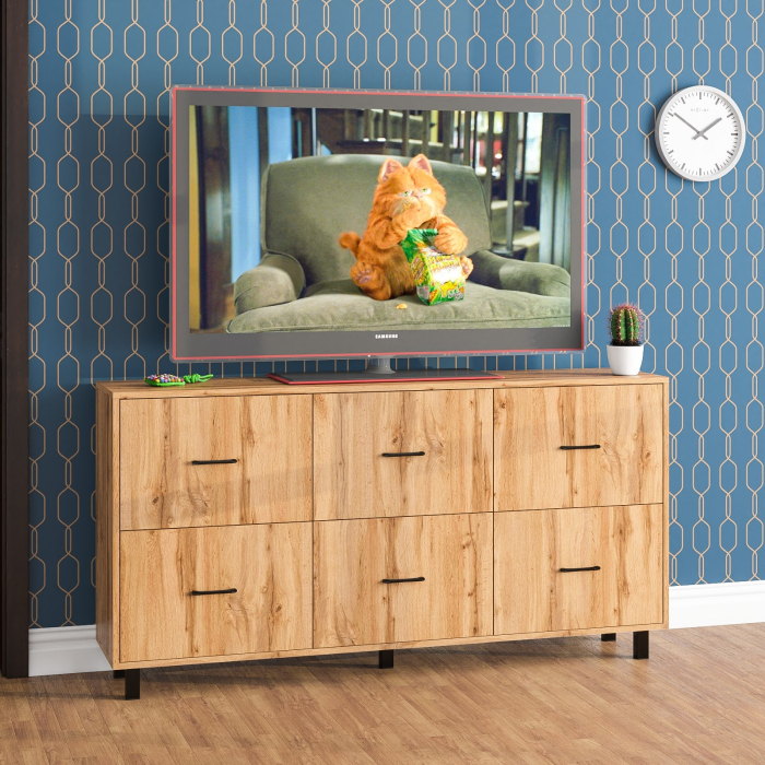 Комоды, Большой комод с шестью ящиками РВК 127-1704