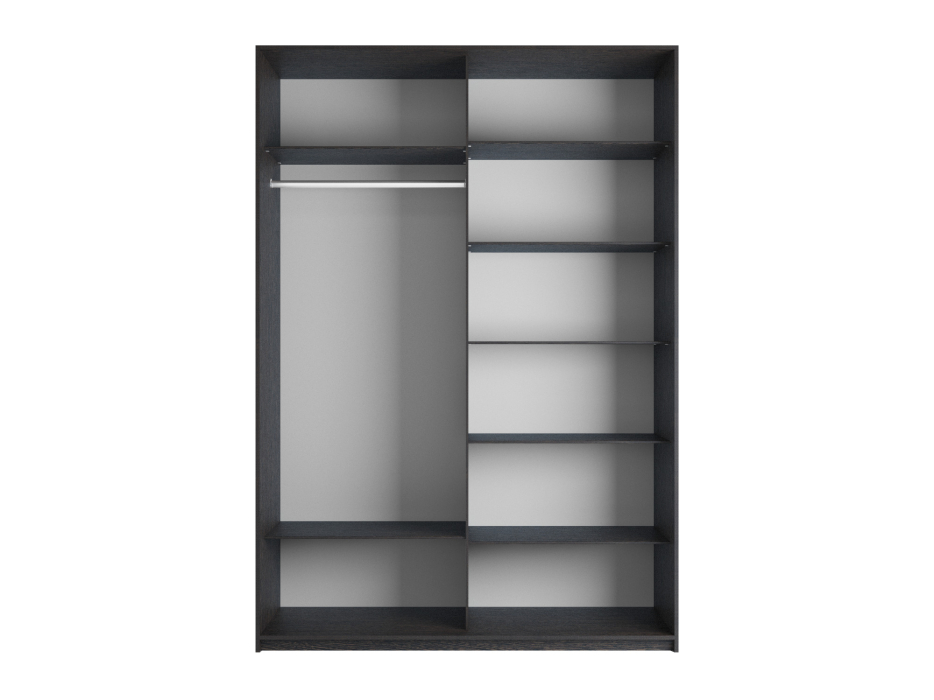 Шкафы-купе 2-х дверные, Шкаф-купе Прайм 2-х дверный Фотопечать Ленты Стекла/Доводчики 160х57х230