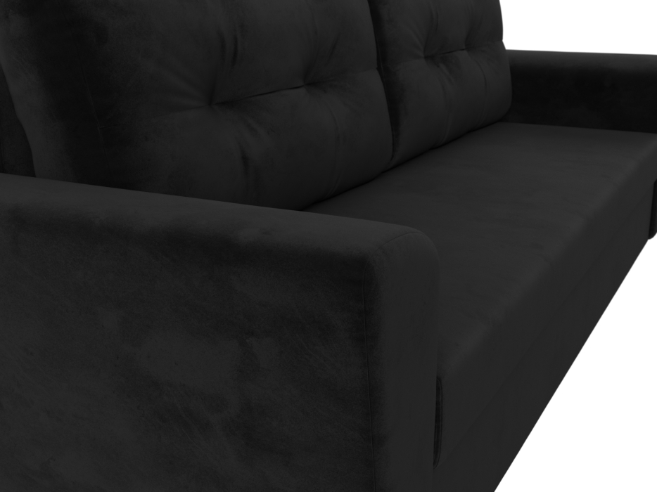 Диваны еврокнижки, Прямой диван Амстердам Лайт, велюр