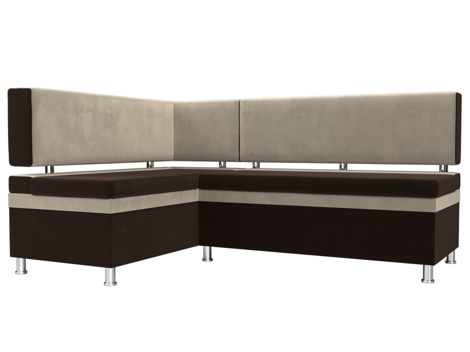 Кухонные уголки, Кухонный уголок Стайл левый угол, микровельвет