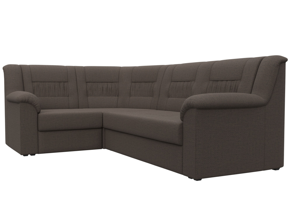 Диваны угловые в гостиную, Диван угловой Карелия левый угол, рогожка Амур