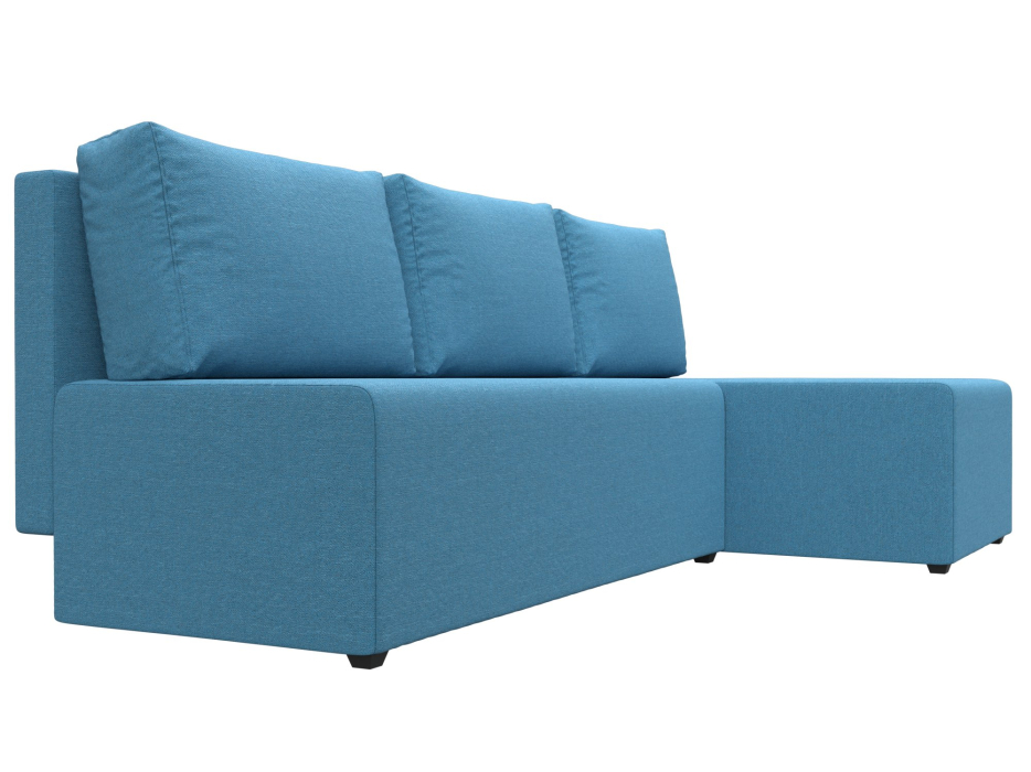 Диваны угловые в гостиную, Диван угловой Поло правый угол, рогожка Амур