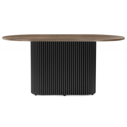 Стол Барон О 160 х 90 (черные ноги)